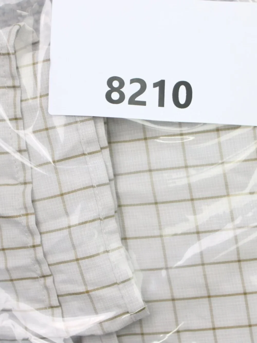 Marmot Eldridge Shirt Mens Large White/Beige Polynosic Rayon Blend Short Sleeve